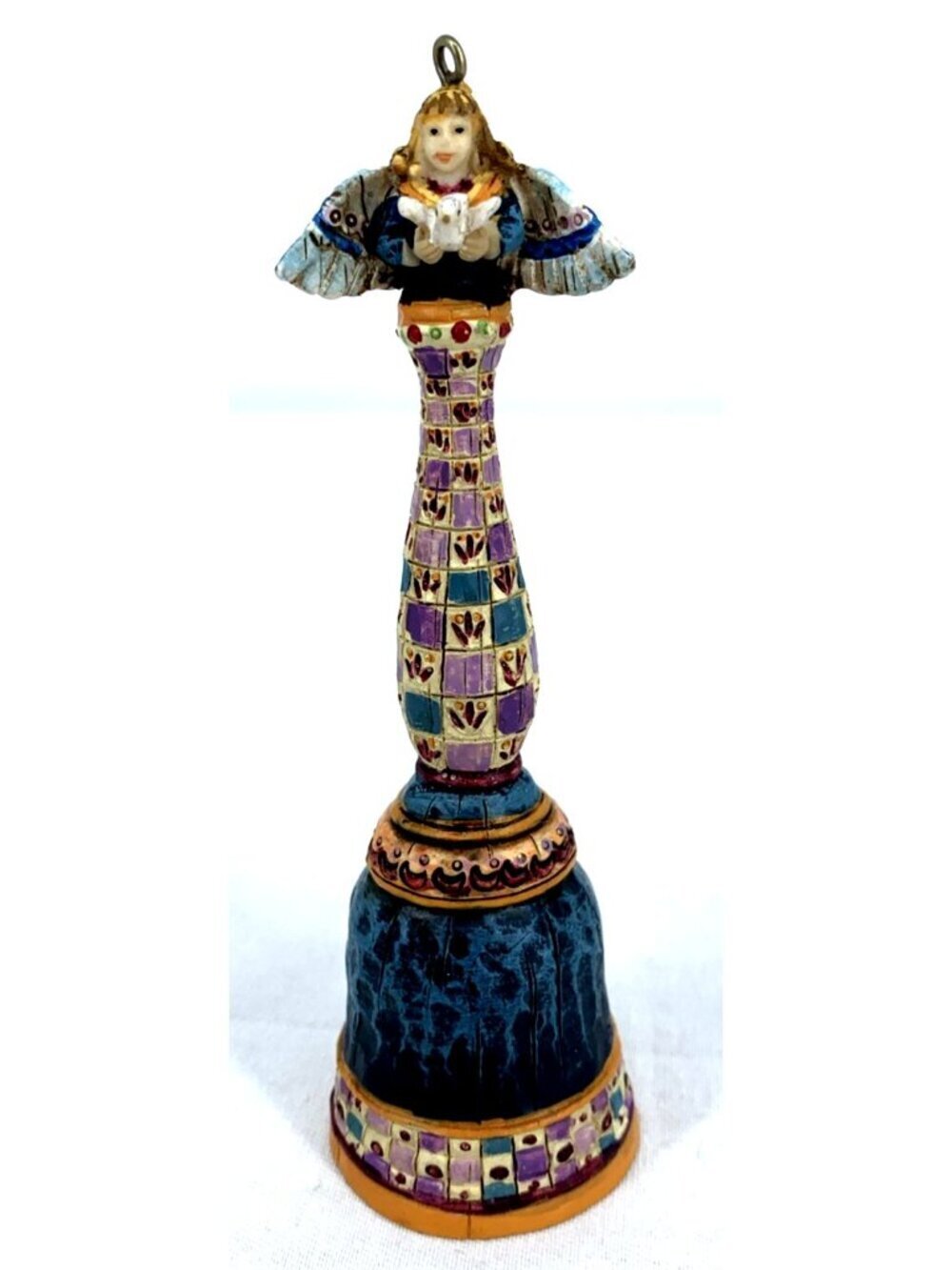 Jim Shore Heartwood Creek Angel Dove Bell Ornament 5"
